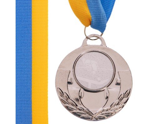 Медаль спортивная с лентой тематическая  SP-Sport AIM Бильярд ø5см C-4846-0021 (металл, 25g, 1-золото, 2-серебро, 3-бронза)