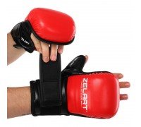 Перчатки Крабы спаринговые для MMA PU Zelart BO-4612 (р-р S-XL, цвета в ассортименте)