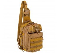 Сумка-слинг тактическая с одной лямкой SP-Sport TY-8033 (оксфорд 600D, р-р 30х22х10см, 7л, цвета в ассортименте)