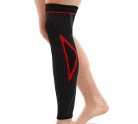 Бандаж эластичный удлинённый компрессионный на голень и колено Knee compression sleeve 1штука SIBOTE ST-7218 (полиэстер, спандекс, латекс,р-р One-size