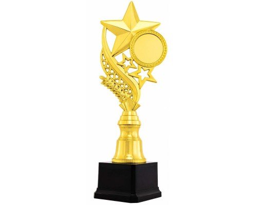 Фигура наградная эмблемоноситель SP-Sport Звезды YK638A (пластик, h-32см, b-11см, золото)