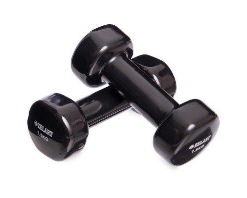 Гантели для фитнеса виниловые 2штуки Zelart Beauty TA-5225-1_5 (2x1,5кг) (2шт, цвета в ассортименте)