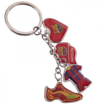 Брелок для ключей SP-Sport BARCELONA FB-4984 (металл хром., цена за 1шт)