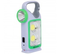 Фонарь-прожектор переносной X-BALOG JA-1921B (пластик, LUMEN, COB, на батарейках, на аккумуляторе, р-р 19,2х8,2см)