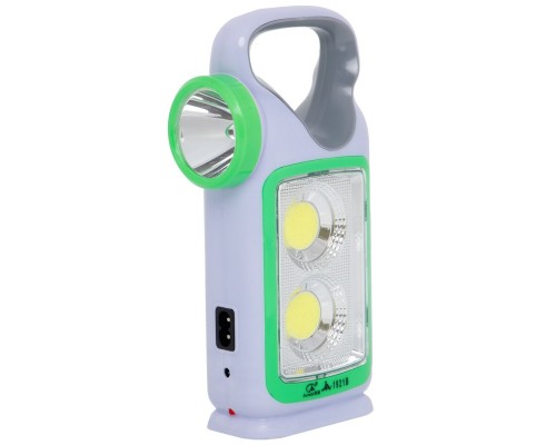 Фонарь-прожектор переносной X-BALOG JA-1921B (пластик, LUMEN, COB, на батарейках, на аккумуляторе, р-р 19,2х8,2см)