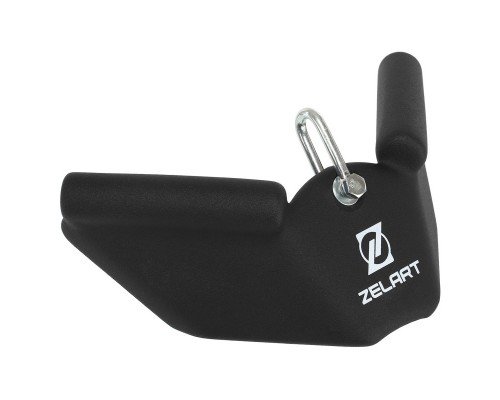 Рукоятка для обратной тяги c узким хватом Reverse Grip нескользящее покрытие Zelart TA-9634 (сталь, 30х16х9,5см)