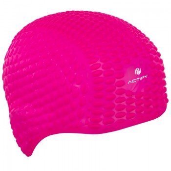 Шапочка для плавания силиконовая на длинные волосы SP-Sport BUBBLE PL-0786 (силикон, цвета в ассортименте)
