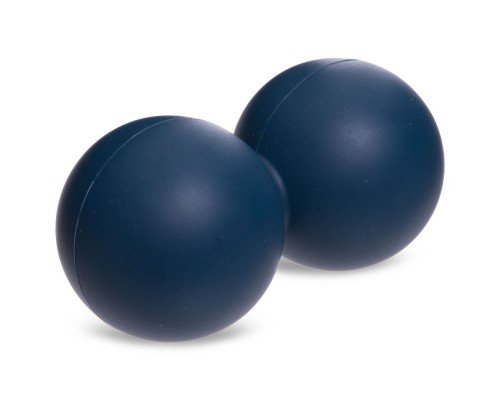 Мяч массажный двойной для МФР и самомассажа Duoball ø6см SP-Sport FI-1690 (TPR, размер 12,5x6см, цвета в ассортименте)