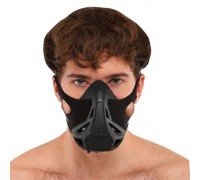 Маска тренировочная дыхательная для кроссфита Training Mask SP-Sport C-9149 (неопрен, размер S-L (от 100-300LBS 45-136кг), черный)