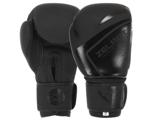 Перчатки боксерские на липучке кожаные Zelart CONTENDER 2.0 VL-8202 (размер 10-14oz, цвета в ассортименте)
