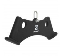 Рукоятка для тяги c узким хватом Triceps Grip нескользящее покрытие Zelart TA-9630 (сталь, 43х6х14,5см)