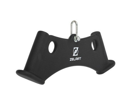Рукоятка для тяги c узким хватом Triceps Grip нескользящее покрытие Zelart TA-9630 (сталь, 43х6х14,5см)