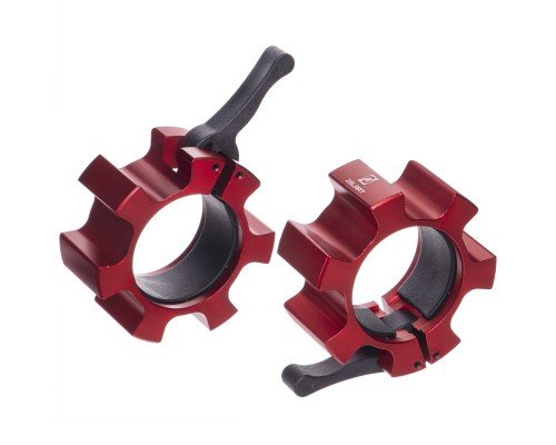 Замки быстросъемные для грифа ø51мм Lock-Jaw Zelart TA-2726 (MD4046) (красный, цена за 2шт, цвета в ассортименте)