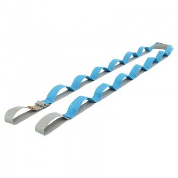 Лента стропа с петлями для растяжки Stretch Strap с дверным якорем SP-Sport PL-1796 (14 петель, полиэстер, размер 310х3,8см, цвета в ассортименте)