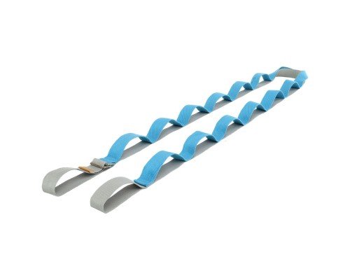 Лента стропа с петлями для растяжки Stretch Strap с дверным якорем SP-Sport PL-1796 (14 петель, полиэстер, размер 310х3,8см, цвета в ассортименте)