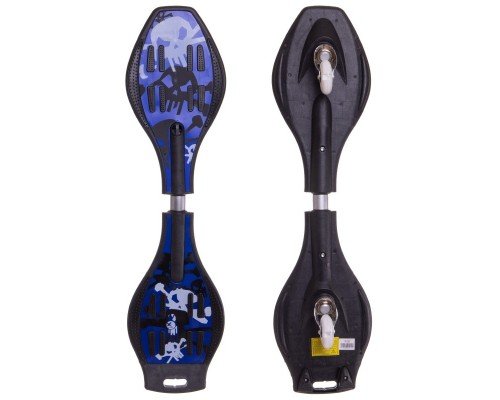 Роллерсерф двухколесный RipStik Рипстик Вейвборд SP-Sport SK-3558 (PP, черный-синий)