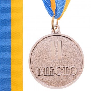 Медаль спортивная с лентой SP-Sport WORTH ø4,5см C-4520 (металл, ø4,5см, 20g золото, серебро, бронза)