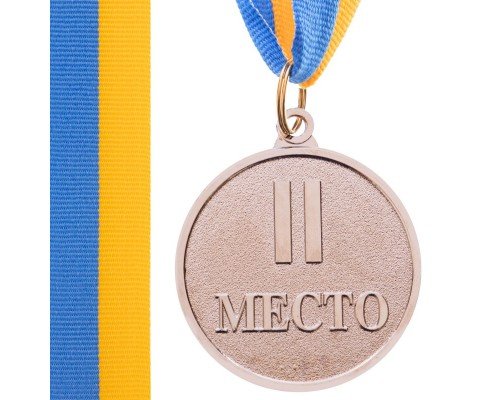 Медаль спортивная с лентой SP-Sport WORTH ø4,5см C-4520 (металл, ø4,5см, 20g золото, серебро, бронза)