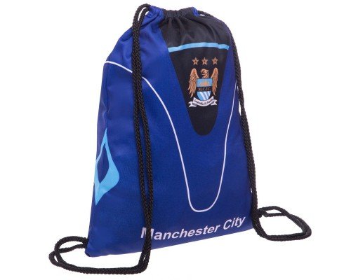 Рюкзак-мешок SP-Sport GA-4433-3 MANCHESTER CITY (полиэстер,нейлон, р-р 37х46см, синий-черный)