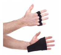 Накладки атлетические нескользящие Грипад GRIPAD WorkOut SP-Sport TA-506 (PVC, черный)