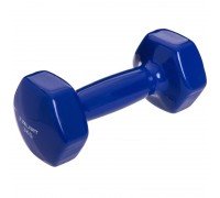 Гантель для фитнеса виниловая 1штука Zelart TA-2777-3 (1x3кг) (MD2016-3) (цена за 1шт, цвета в ассортименте)