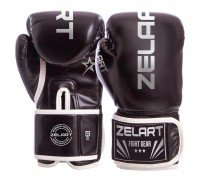 Перчатки боксерские на липучке PU Zelart BO-3987 (размер 8-12oz, цвета в ассортименте)