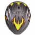 Мотошлем интеграл (full face) GSB-361 L-XL Серый-салатовый