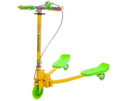 Самокат инерционный трайк детский TRIKKE BUG TR-4502 (колеса-PU, d-130мм, d-90мм, h-80-90см, АВЕС-5, цвета в ассортименте)