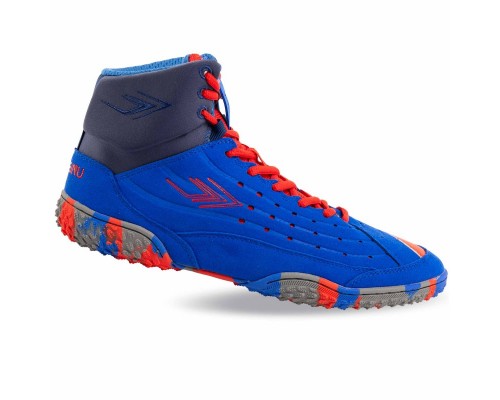 Борцовки Wrestling SAIFEINU 240780L-3 размер 40-45 (верх-PU, PL, низ-PU, синий)