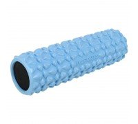 Роллер массажный цилиндр (ролик мфр) заполненный пеной 45см Grid Bubble Roller EVA SP-Sport FI-9391 (d-13см, l-45см, цвета в ассортименте)