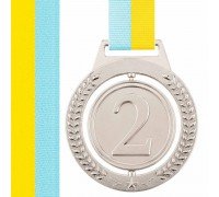 Медаль спортивная с лентой SP-Sport ø7см C-6858 (металл, 80g, 1-золото, 2-серебро, 3-бронза)