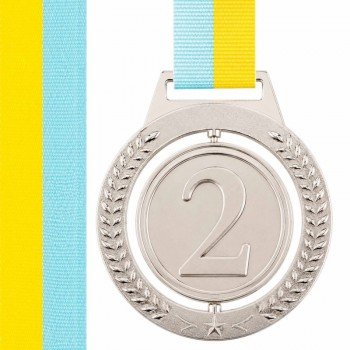Медаль спортивная с лентой SP-Sport ø7см C-6858 (металл, 80g, 1-золото, 2-серебро, 3-бронза)