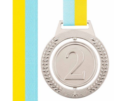 Медаль спортивная с лентой SP-Sport ø7см C-6858 (металл, 80g, 1-золото, 2-серебро, 3-бронза)