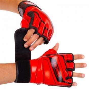 Перчатки для смешанных единоборств MMA кожаные FISTRAGE VL-4296 (р-р S-XL, цвета в ассортименте)