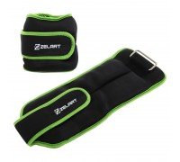 Утяжелители-манжеты для рук и ног Zelart FI-5732-4 (2 x 2кг) (верх-лайкра, металлические шарики, цвета в ассортименте)