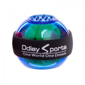 Эспандер гироскопический Power Ball тренажер для кистей рук ø7 см SP-Sport FI-2722 (металл, пластик, d-7см, светящийся)