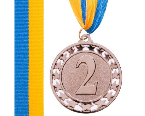 Медаль спортивная с лентой SP-Sport STROKE ø6,5см C-4330 (металл, ø6,5см, 44g золото, серебро, бронза)