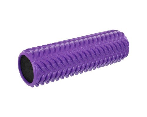 Роллер массажный цилиндр (ролик мфр)  заполненный пеной 45см Grid Line Roller EVA SP-Sport FI-9392 (d-11см, цвета в ассортименте)