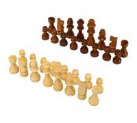 Шахматные фигуры пластиковые запасные без игрового поля SP-Sport IG-3103-PLAST-SHAHM (пластик, h пешки-2,6, король-5,4см)
