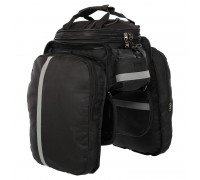 Велосумка-штаны на багажник велосипеда двухсторонняя Pannier SP-Sport TB15 (PL, р-р 32x28x15см, черный)