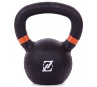 Гиря тренировочная цельная чугунная окрашенная Zelart TA-2238-10 10кг (чугун, краска, черный)