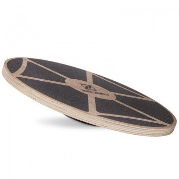 Диск балансировочный балансборд деревянный WOOD BALANCE BOARD Zelart FI-2582 (MD1423) (дерево, d-39х7,5см, макс,вес пользователя 200кг, черный)