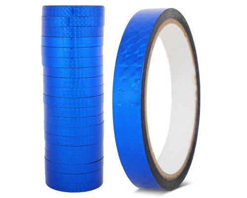 Обмотка-скотч для обруча и булав художественной гимнастики 3D SP-Sport C-0523 (пластик, р-р 40мx1,5см, в упаковке 19шт, цена указана за 1шт, синий)