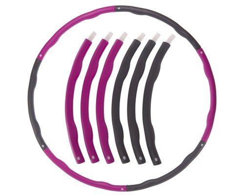 Обруч для похудения разборной Хула Хуп Hula Hoop SP-Sport K610 (EVA, 6 секций, d-94см, вес-1,5кг)
