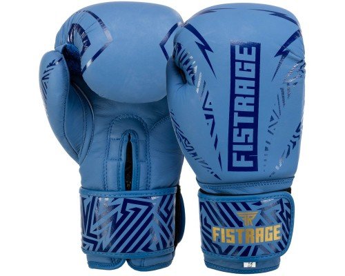 Перчатки боксерские на липучке кожаные FISTRAGE VL-5539 (размер 10-14oz, цвета в ассортименте)