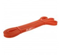 Резина петля для подтягиваний и тренировок лента силовая Zelart POWER BANDS FI-0889-1 (латекс, 2080x13x4,5мм, жесткость XS, нагр.7-16кг, оранжевый)