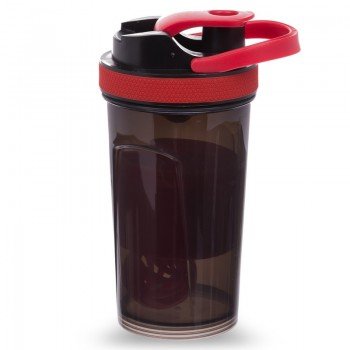 Шейкер для спортивного питания с отсеком для протеина TOP SHAKER BOTTLE SP-Sport FI-1869 (пластик, 500+100мл, цвета в ассортименте)