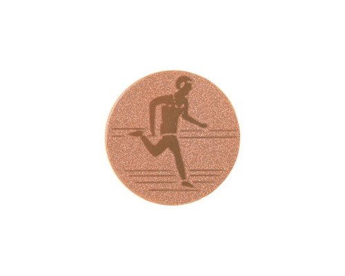 Жетон-наклейка на медаль или кубок ø25мм SP-Sport Легк. атлетика 25-0078 (1,2,3 место,1уп.-120шт,цена за1шт)