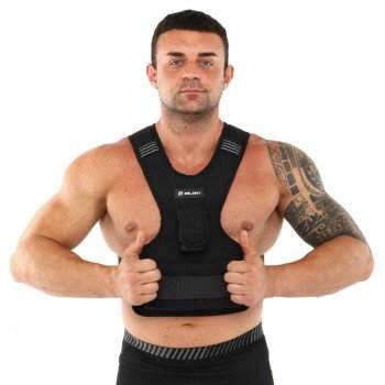 Жилет утяжелитель с регулируемым весом Zelart WEIGTH VEST TA-7812-10 1-10кг (нейлон, наполнитель-металлические шарики, серый)