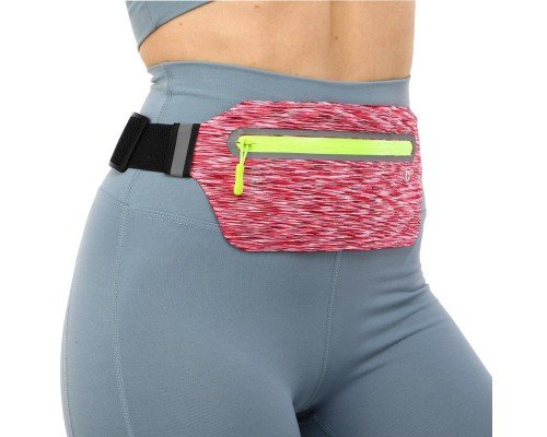 Сумка на пояс для бега с одним отделением на молнии SP-Sport C-0329 (PVC, р-р кармана 23x12см, цвета в ассортименте)